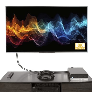 StarTech.com 7 m di cavo DisplayPort 1.4 attivo certificato VESA - Cavo DisplayPort DP8K con HBR3, HDR10, MST, DSC 1.2, HDCP 2.2, 8K 60Hz, 4K 120Hz - Cavo/Cavo DP 1.4 maschio/maschio (M/M)