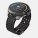Reloj de pulsera deportivo GPS Suunto Race Titanium Charcoal 36 mm con correa de silicona negra