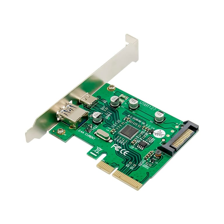 MicroConnect 1 x USB 3.1 Type C+A PCIe Cartes d'interface / adaptateurs - vue 4
