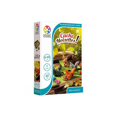 Jeu de Logique Cache Noisette - Défis pour Enfants à Partir de 6 Ans