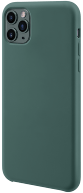 Coque en Gel de Silicone Doux pour Apple iPhone 11 Pro Max, Vert Mousse