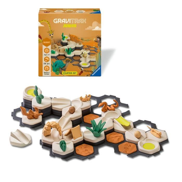 GraviTrax Junior - Starter Set S Desert - 59 pieces - Pour enfants de 3 ans et plus - Neuf