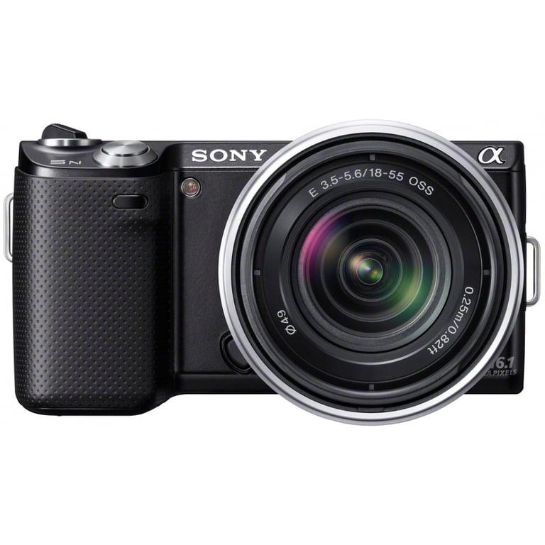 Sony Alpha NEX 5 + E 18 55mm MILC 16 1 MP CMOS 4912 x 3264 pixels Bon état - vue 1