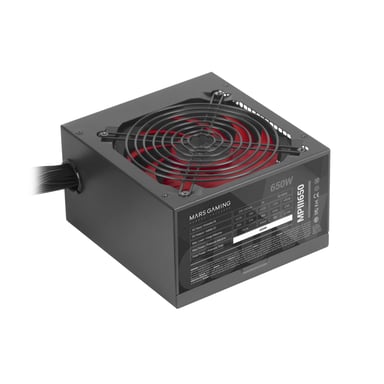 Fuente de Alimentación Mars Gaming MPIII650- 650W- Ventilador 12cm