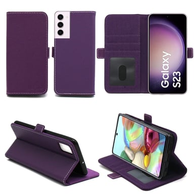 Samsung Galaxy S23 5G Etui / Housse pochette protection violet
