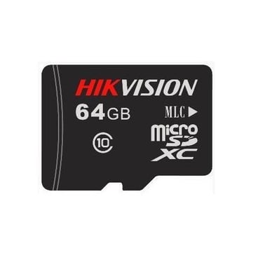 SD CARD HIKVISION SERIE P 64GB SUPPORTA: Lifetime Warning, Healthy Monitoring, Read/Write Lock - HS-TF-P1(STD)/64G