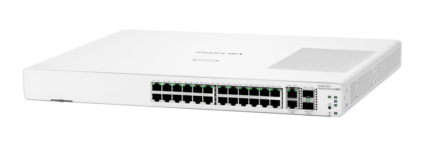 HPE Aruba Networking Aruba Instant On 1960 24G 2XGT 2SFP+ Géré L2+ Gigabit Ethernet 101001000 1U Neuf - vue 4