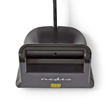 Nedis CRDRU2SM3BK lector de tarjeta USB 2.0 Negro