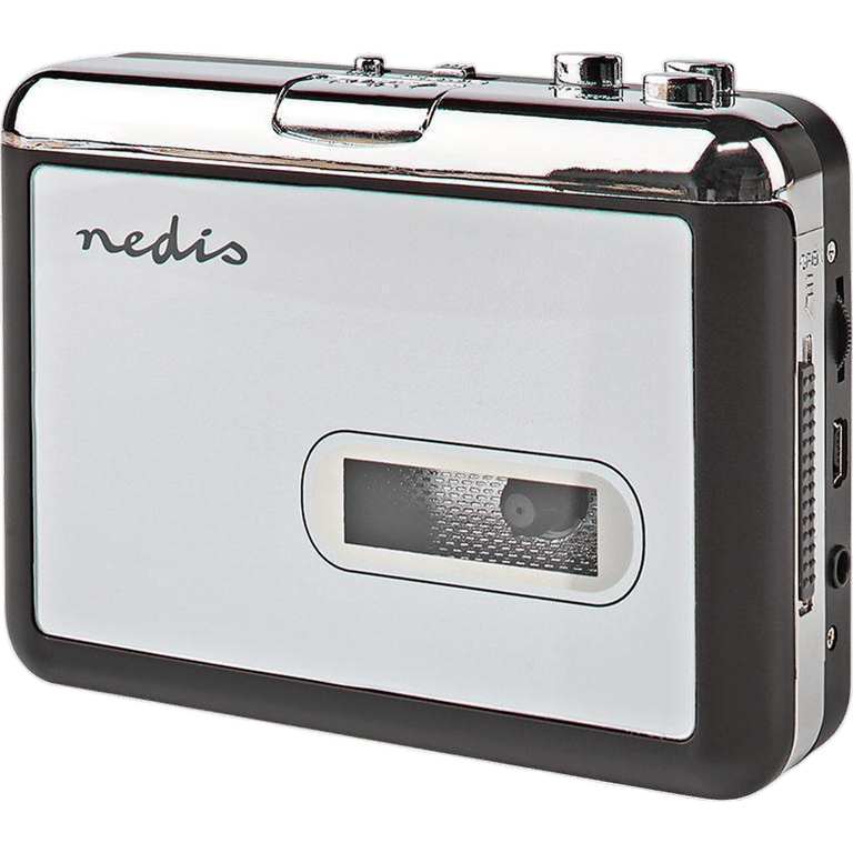 Convertisseur cassette Nedis ACGRU100GY portable gris - Neuf