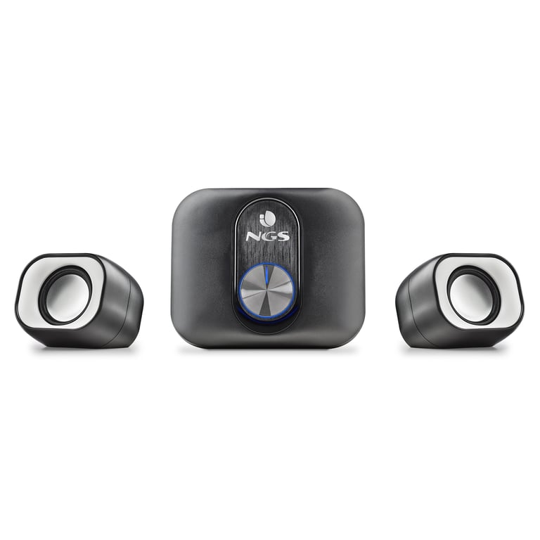 Enceintes NGS Comet 2.1 – Système 2.1, 20W, Alimenté USB
