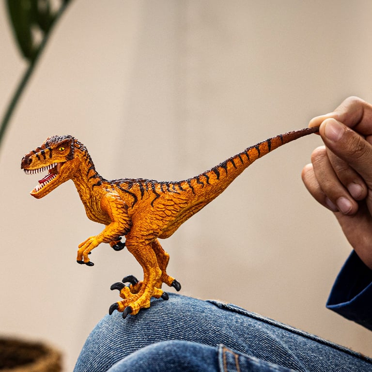 Figurine Vélociraptor SCHLEICH 15045 Dinosaurs Dès - vue 5