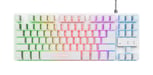 Trust GXT 833W Thado teclado Juego USB QWERTY Español Blanco