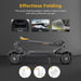 Trottinette Elettrica Ausom, Motore Doppio, Pneumatici da 10'', Batteria 20,8Ah, Sospensione a 4 Molle, Freni E-ABS, Autonomia 100 km, Carico Max 150 kg, per Avventure Off-Road