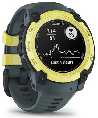 Garmin Instinct E 2,18 cm (0.86'') MIP 40 mm Numérique 166 x 166 pixels Gris, Citron vert GPS (satellite)
