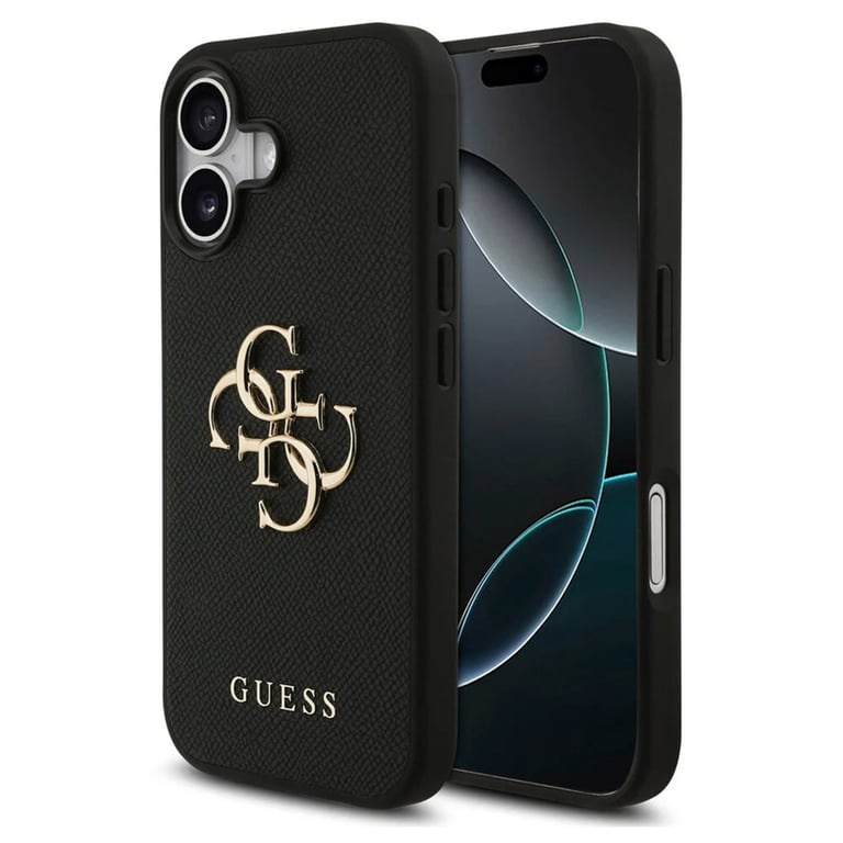 Guess Coque Hardcase 4G Grained Big Logo pour iPhone 17