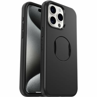 OtterBox OtterGrip Serie Symmetry per iPhone 15 Pro Max, Nero Apple iPhone 15 Pro Max