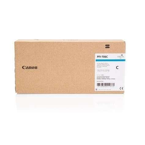 SERBATOIO CANON INCH. CIANO PFI-706C (700ml) X iPF 8300 8400 8300s 9400 9400s 6682B001 - Neuf