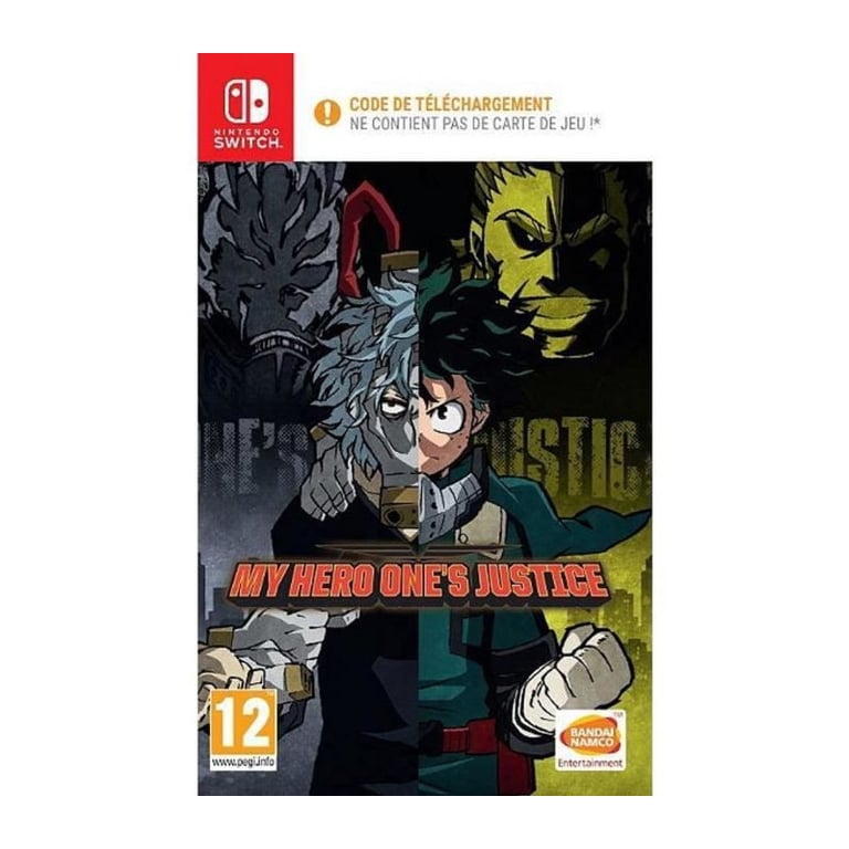 My Hero Ones Justice Jeu Nintendo Switch - Code in a box - Neuf