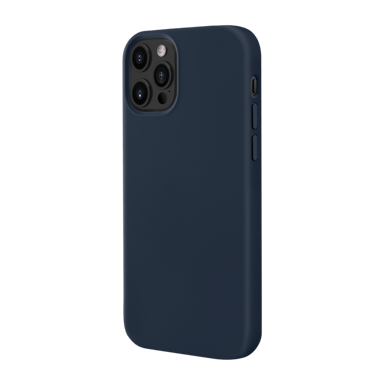 Coque en Gel de Silicone Doux pour iPhone 12 Pro Max, Bleu Oxford