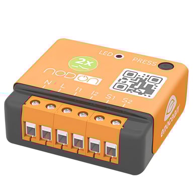 Module Encastré Compatible EnOcean 2 canal de 1,1kW Orange