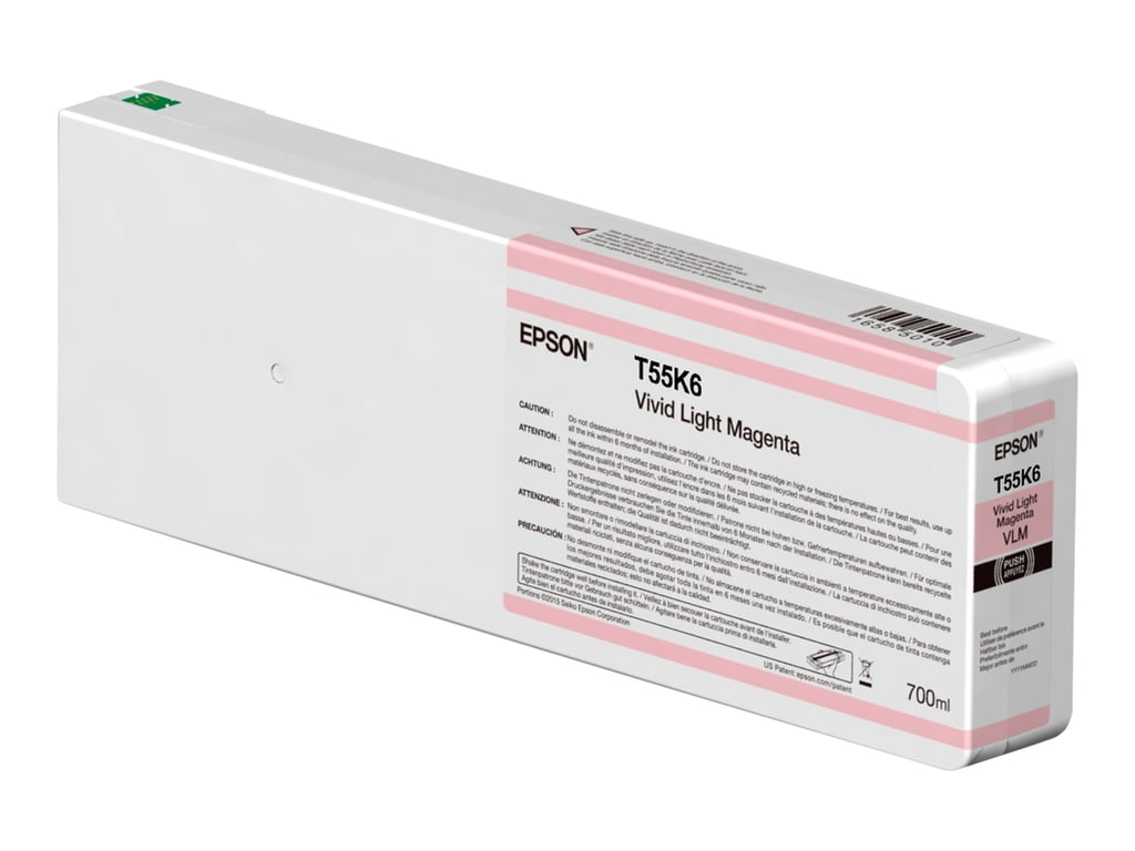 EPSON 5LB Singlepack Vivid Light Magenta T55K600 - Neuf
