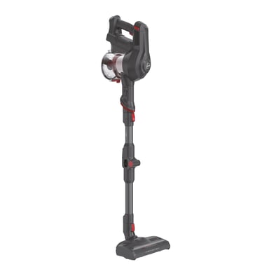 Hoover HF103PX 011 Aspiradora escoba 2 en 1 Batería Secar Sin bolsa Negro, Rojo 2 Ah
