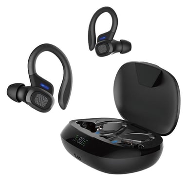 Devia Pop1 Écouteurs Sans fil Ecouteurs Musique USB Type-C Bluetooth Noir