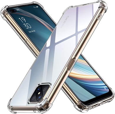 Oppo Reno 4Z 5G transparente tpu shell a prueba de golpes