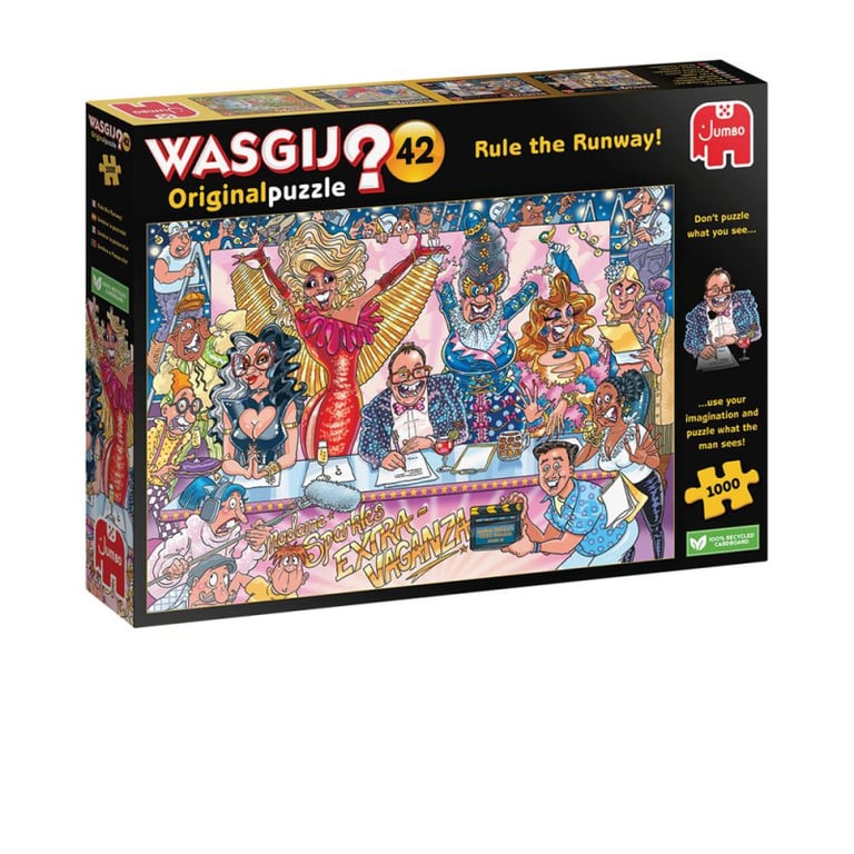 Puzzle 1000 pièces Jumbo Wasgij Original 42 Rule the Runway! - vue 2