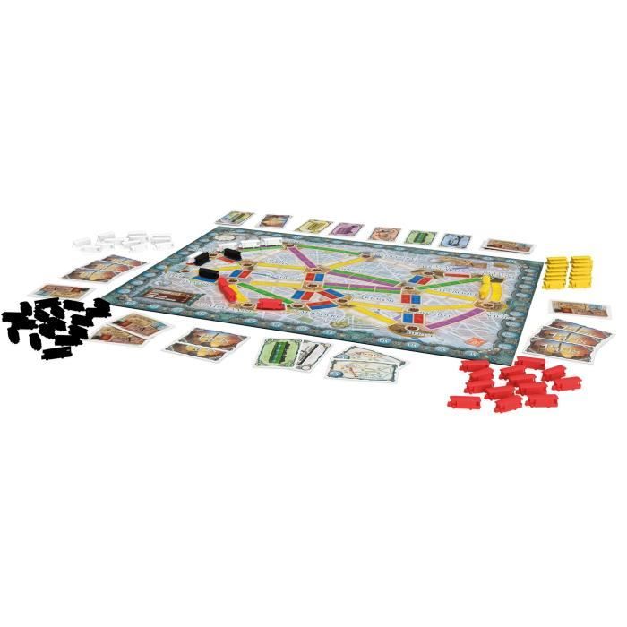 Jeu de Stratégie Asmodee Les Aventuriers du Rail Paris – 2 à 4 Joueurs, Parties de 10 à 15 Min - vue 7