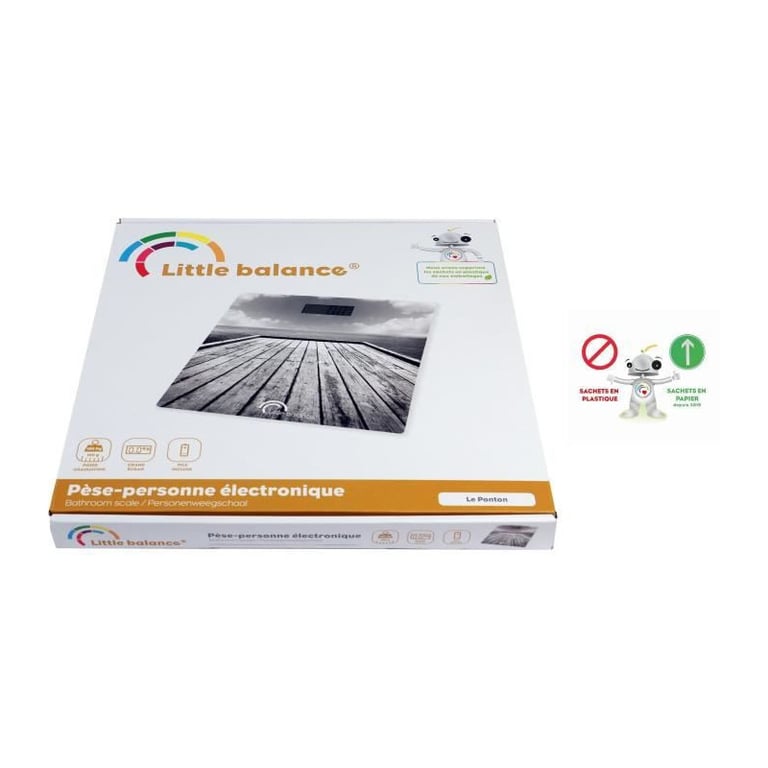 pèse personnes ponton little balance 8107 design photographique - vue 3