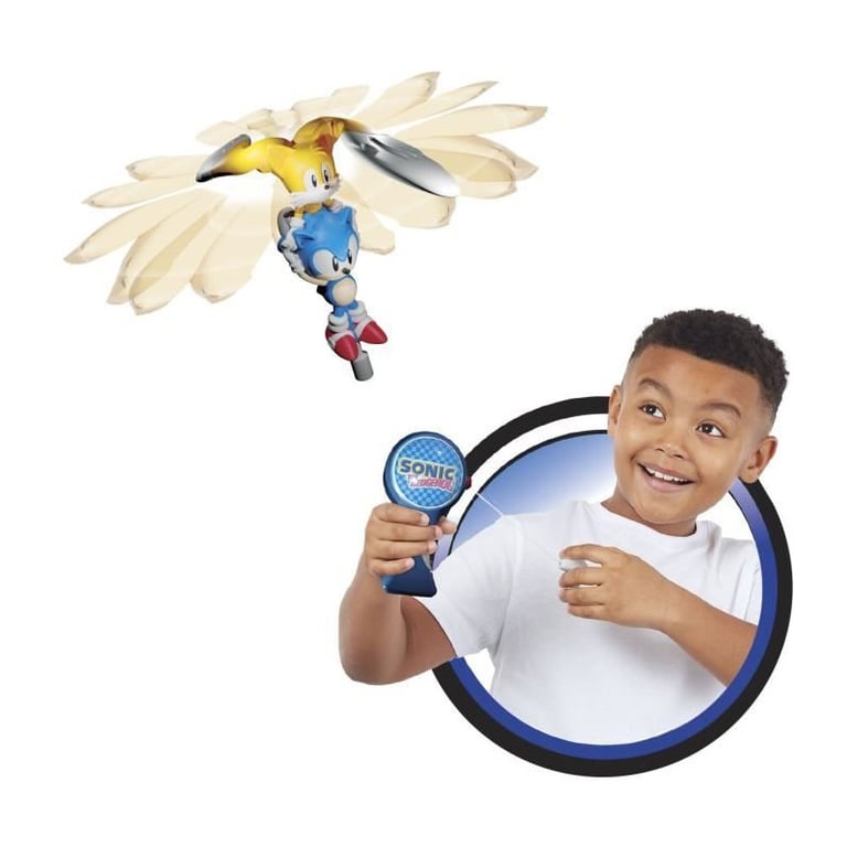 Lansay FLYING HEROES SONIC Figurine Volante avec Lanceur pour Enfants dès Jouet Garçon Sans Piles Héros Jeux Vidéo Jeu Plein Air Idée Cadeau Garçon Sonic et Tails - vue 2