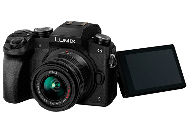 Panasonic Lumix DMC-G7 + G VARIO 14-42mm MILC 16 MP Live MOS 4592 x 3448 Pixeles Negro