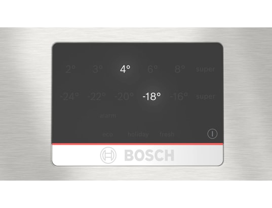 Bosch KGN367ICT Série 4 Réfrigérateur combiné pose libre 321 186 x 60 H x Inox anti trace de doigts - vue 5