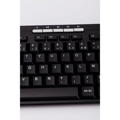 Teclado multimedia Bluestork BS-KB-MEDIAFIRST - AZERTY