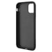 Coque Silicone iPhone 11 Texturé Monogram 3D Ultra Résistant Noir