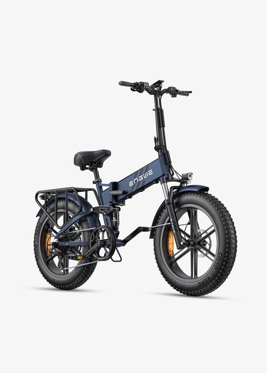 Vélo électrique pliable ENGWE Ebike 4 0 x 20 pouces gros pneus pour adultes batterie 48 V 16 Ah jusqu'à 48 kmh longue portée de 120 km suspension complète tout terrain Neuf - vue 6