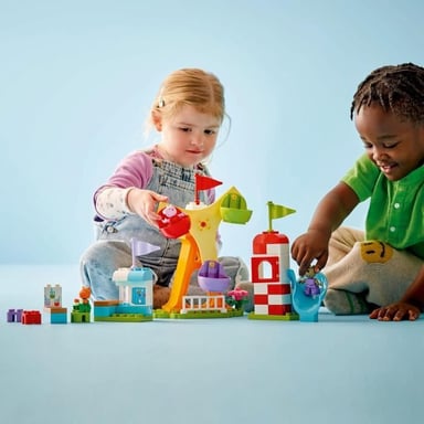Fête Foraine LEGO DUPLO Peppa Pig 10453 - Amusement et Apprentissage
