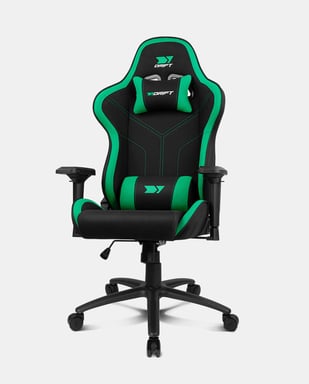 DRIFT DR110BG Sedia da gioco Seduta imbottita Nero, Verde