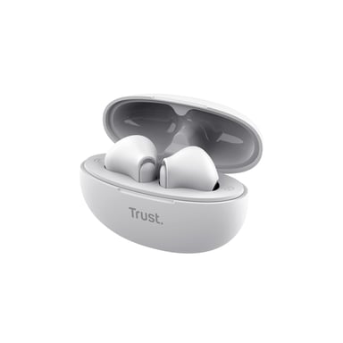 Trust Yavi Cuffie stereo senza fili (TWS) chiamate/musica USB Type-C Bluetooth Bianco