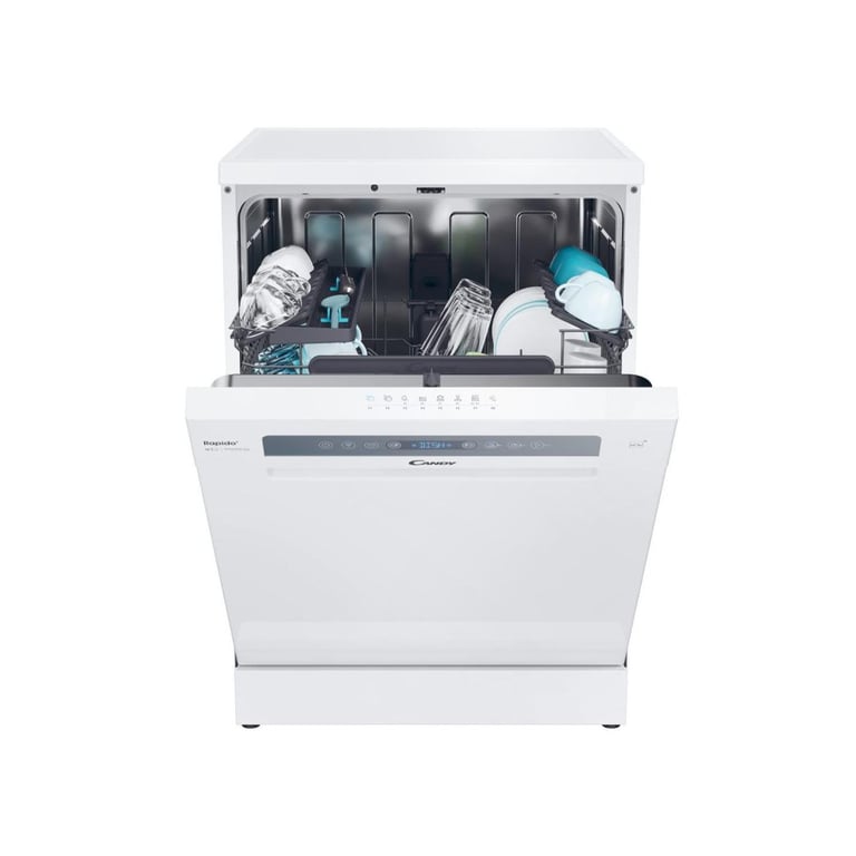 Lave-Vaisselle Candy CF 4C6F0W – 14 Couverts, 46 dB, Ouverture Automatique - vue 4