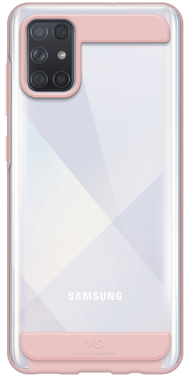 Coque de protection Innocence Clear pour Samsung Galaxy A72 5G, or rose