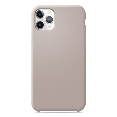 Coque silicone unie Soft Touch Sable rosé compatible Apple iPhone 11 Pro Max