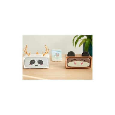 Mob - Adorabile altoparlante - potente baffle Bluetooth con 3+3W (2 altoparlanti), microfono e modalità stereo - durata della batteria da 3 a 5 ore (scimmia)