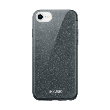 Guscio sottile glitterato per Apple iPhone 7/8/SE 2020/SE 2022, nero