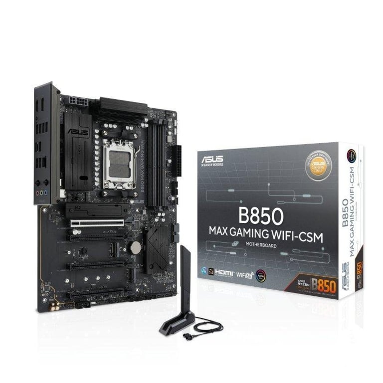 ASUS B850 MAX GAMING WIFI AMD B850 Emplacement AM5 ATX - vue 4
