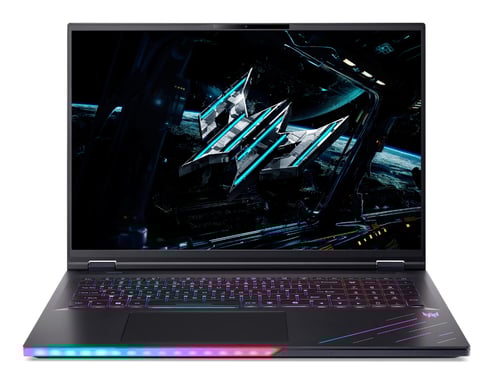 Acer Predator PH18-73-998W Intel Core Ultra 9 275HX Portátil 45,7 cm (18'') WQXGA 128 GB DDR5-SDRAM 4 TB SSD NVIDIA GeForce RTX 5080 Wi-Fi 7 (802.11be) Windows 11 Home Negro
