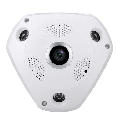 Caméra Surveillance Ip Infrarouge Android iOs 1.3 Mp HD Vidéo H.264 Blanc YONIS