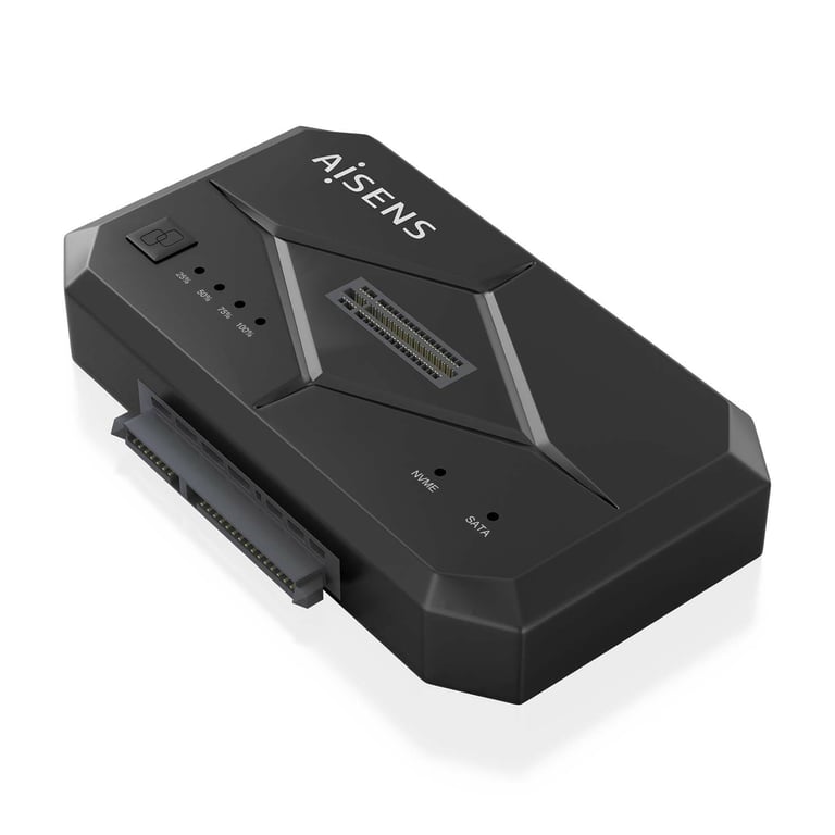 AISENS ASDS M2SATA04B Station d'accueil de disques de stockage USB 3.2 Gen 1 3.1 Gen 1 Type C Neuf