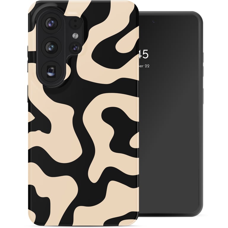 SELENCIA  Coque arri&egrave;re Vivid Samsung Galaxy S26 Ultra - Art Wave Black